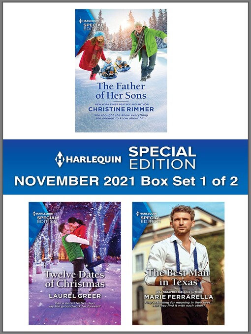Title details for Harlequin Special Edition November 2021--Box Set 1 of 2 by Christine Rimmer - Wait list